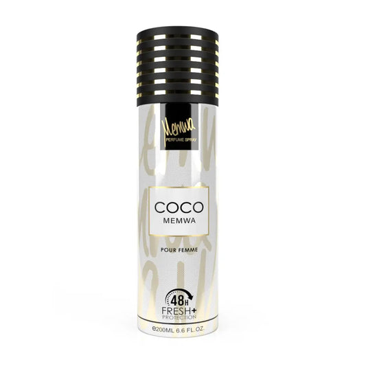 Coco Memwa 6x Deodorant Body Spray 200ml Memwa by Gulf Orchid