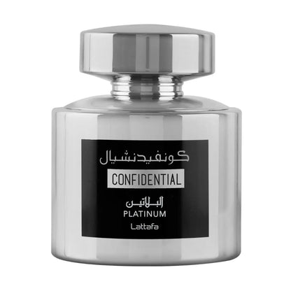 Confidential Platinum Silver Eau de Parfum 100ml Lattafa Lattafa