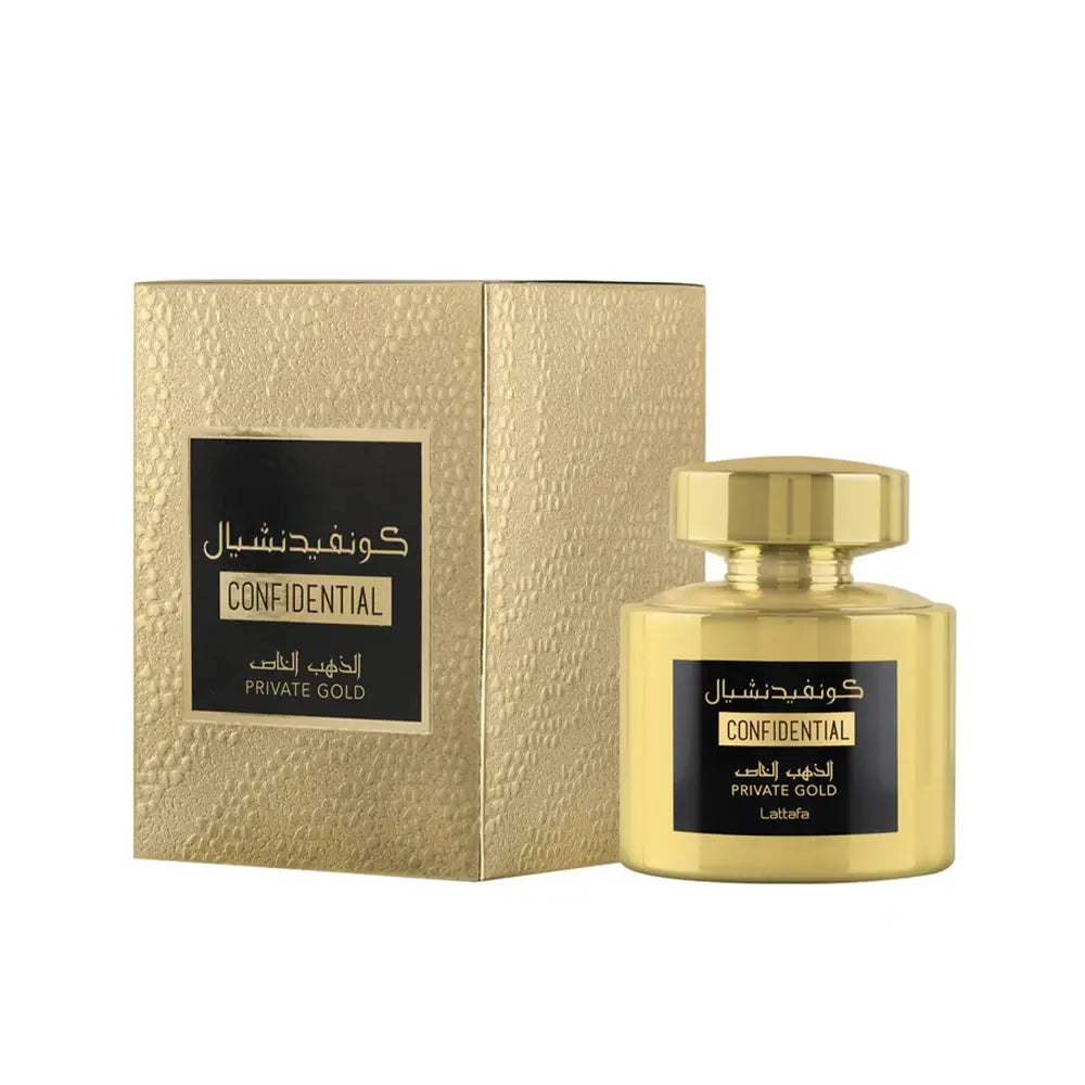 Confidential Private Gold Eau De Parfum 100ml Lattafa Lattafa