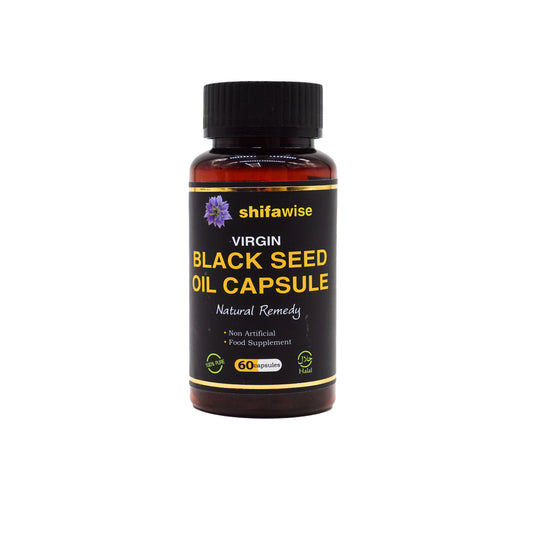 Shifawise Virgin Black Seed Oil Capsule (60-capsules) x12