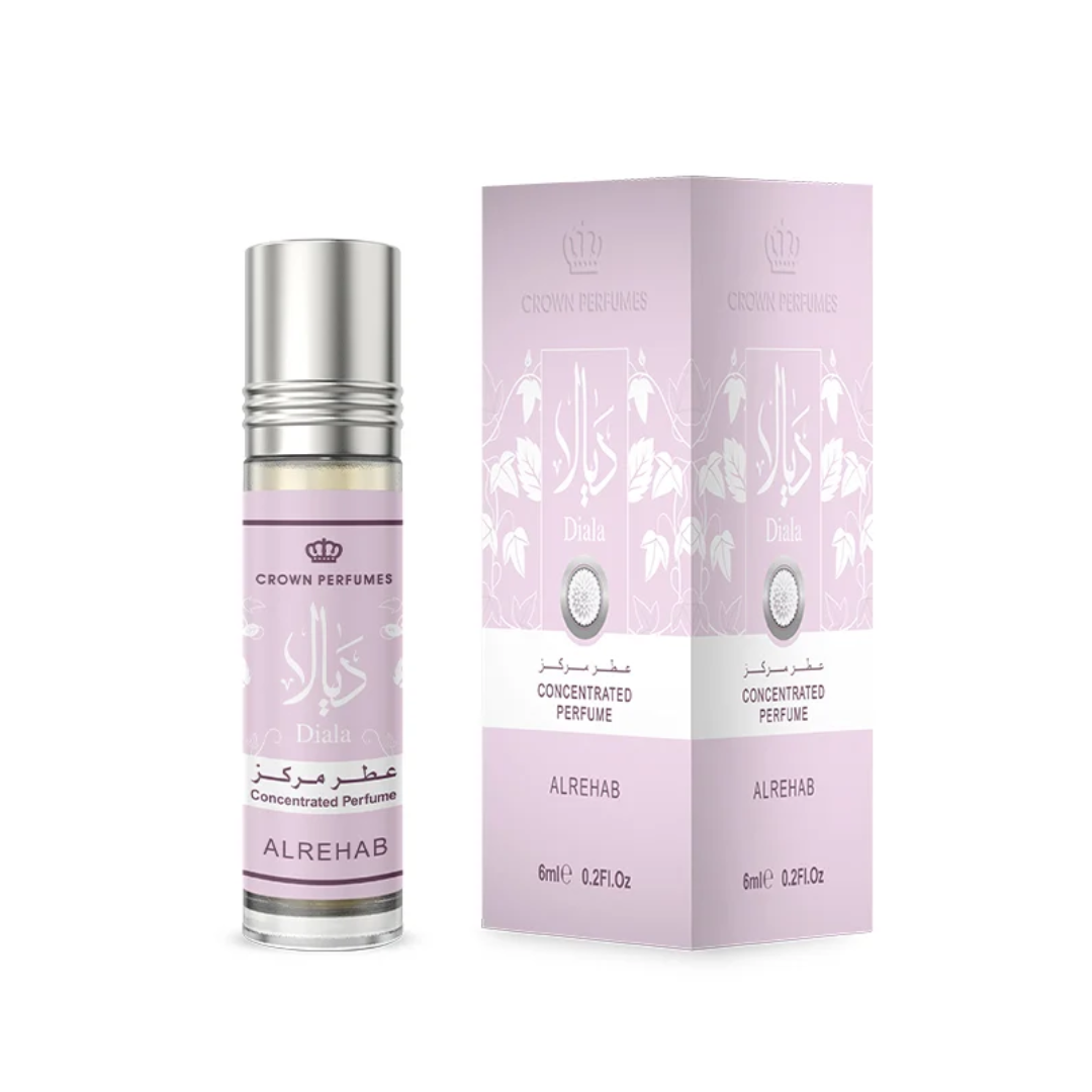 Diala Perfume Oil 6ml Al Rehab 6x