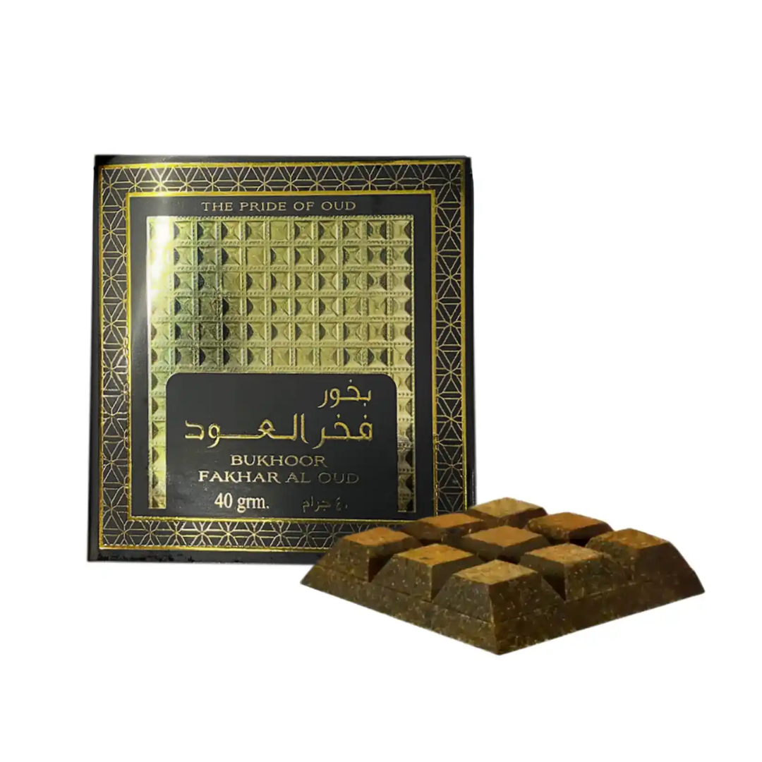 Fakhar Al Oud Bakhoor Bar 40g (12pcs Pack) Ard Al Zaafaran
