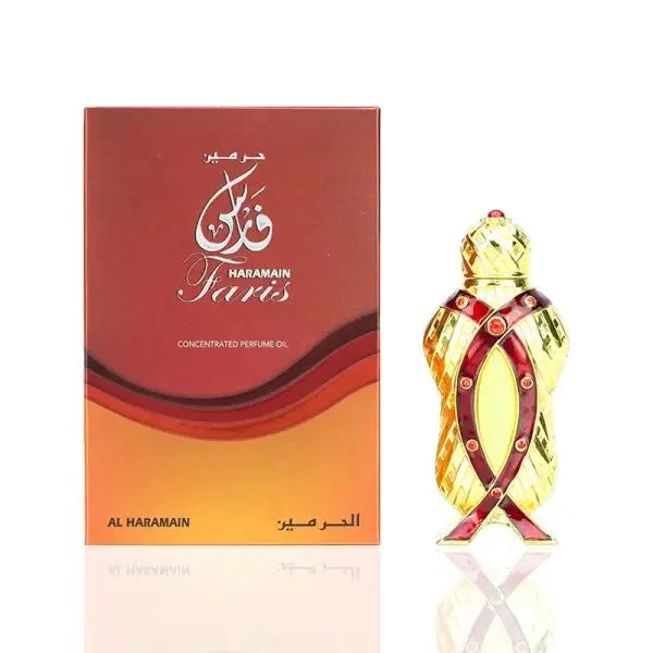 Faris Concentrated Perfume Oil 12ml Free from Alcohol Al Haramain Al Haramain