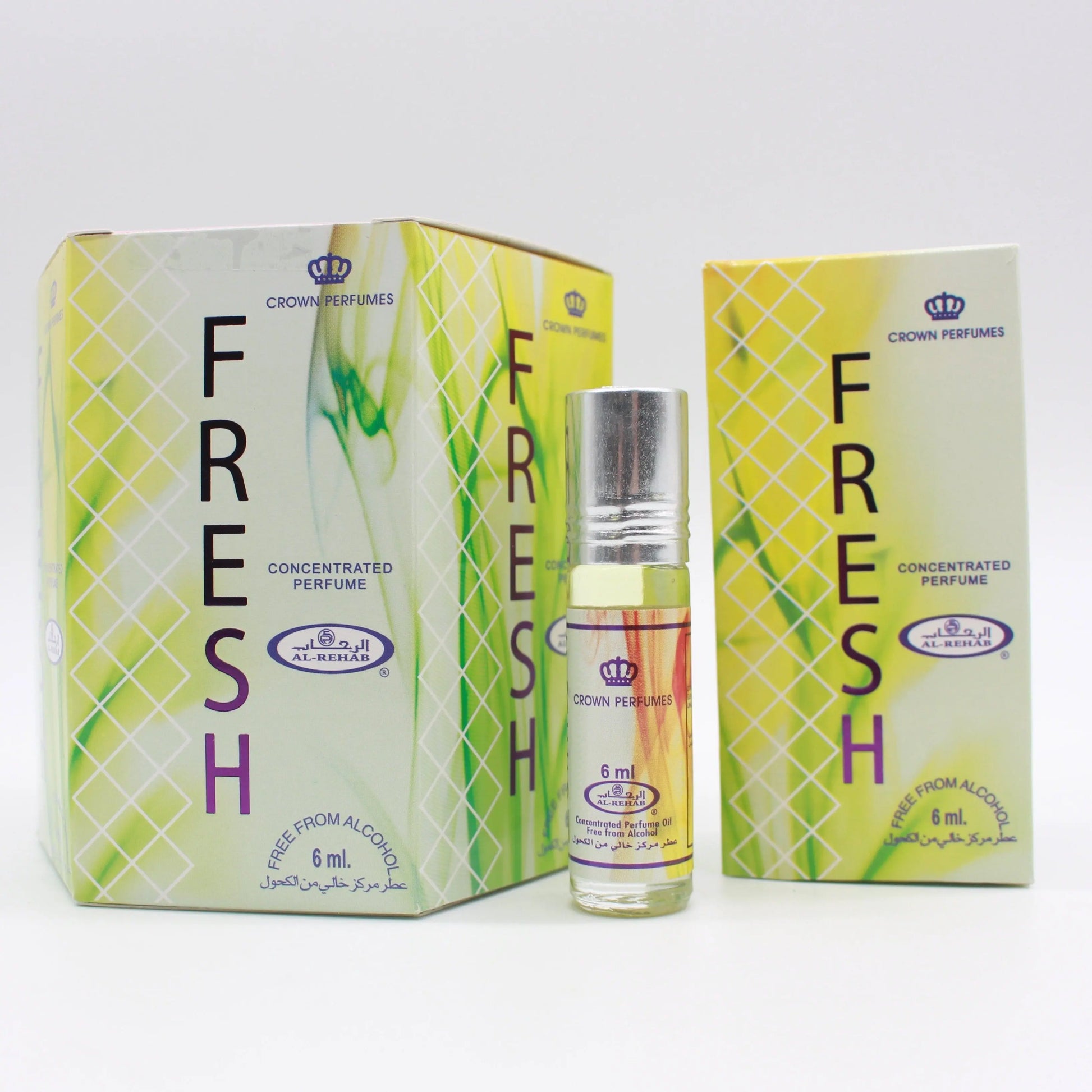 Fresh Perfume Oil 6ml X 6 By Al Rehab - Smile Europe