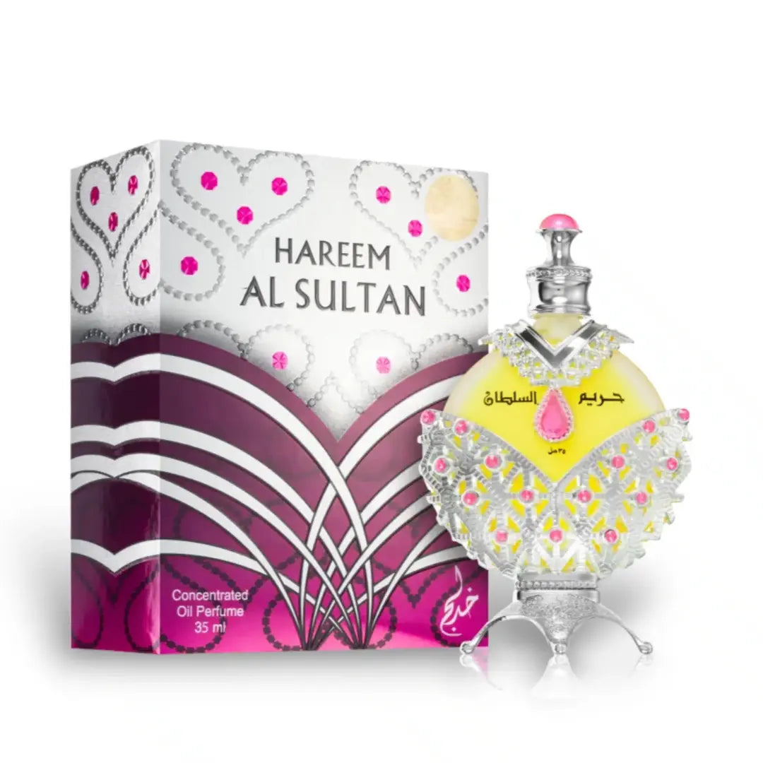 Hareem Al Sultan Silver Concentrated Oil 35ml Khadlaj Al Haramain