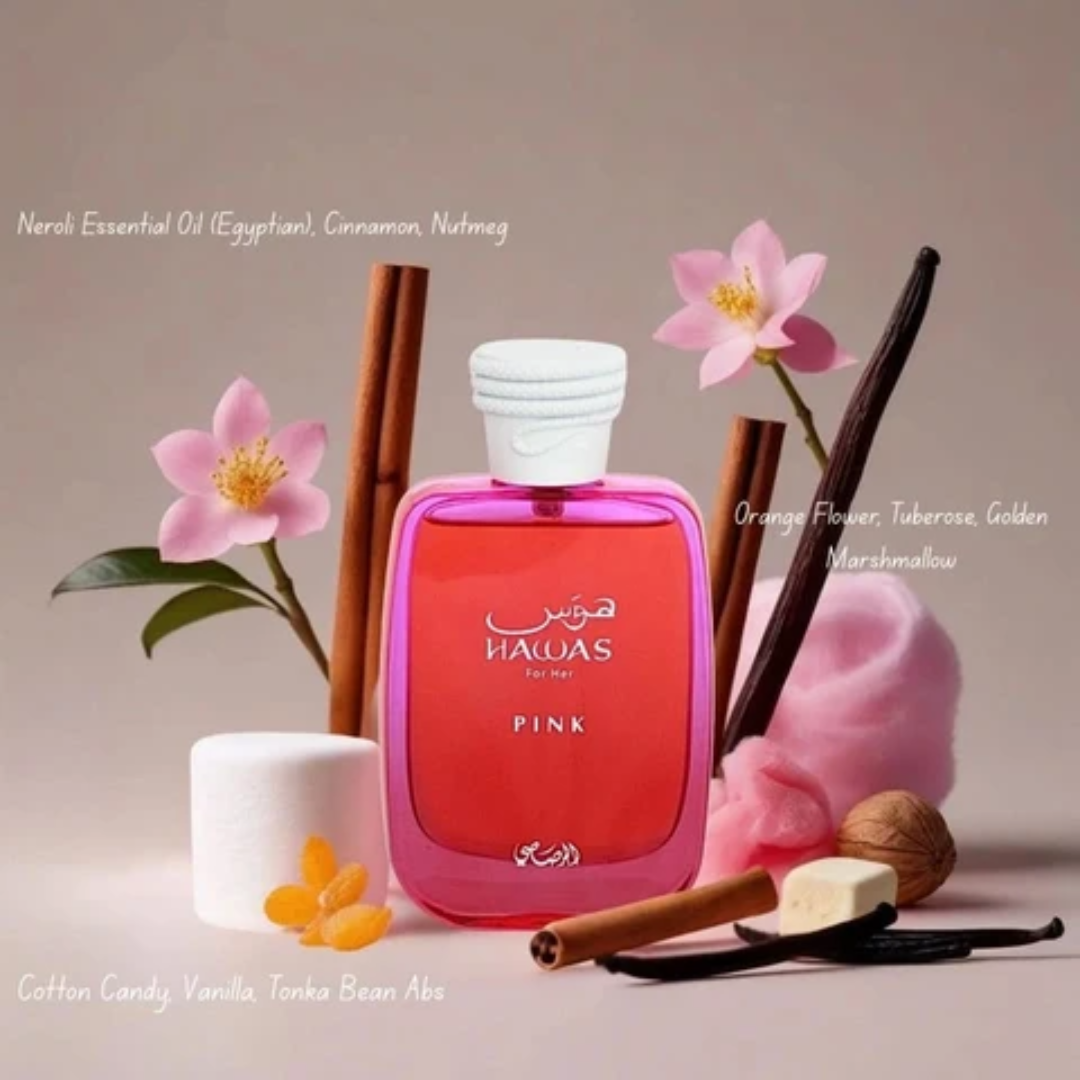 Hawas For Her Pink Eau de Parfum 100ml Rasasi