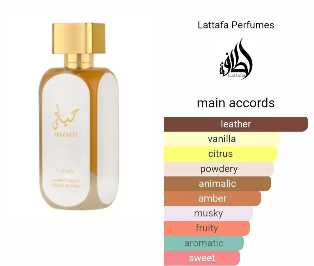 Hayaati Gold Elixir Edp 100ml Lattafa Lattafa