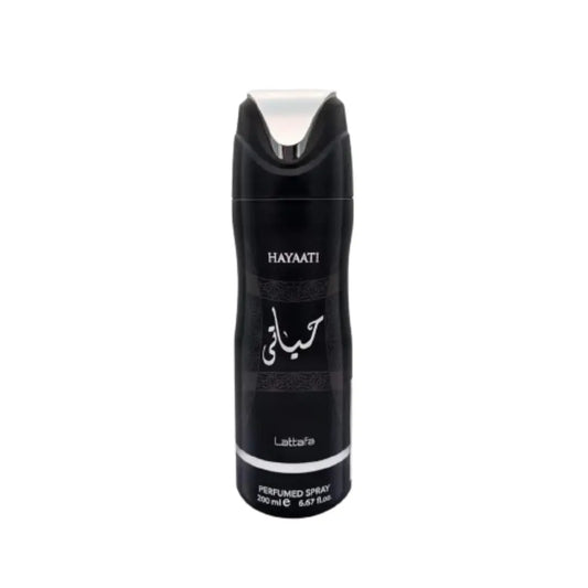 Hayaati (Black) 200ml Deodorant Body Spray Lattafa 12x Lattafa