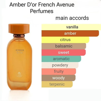 Amber Dor Eau De Parfum 100ml FA Paris Fragrance World