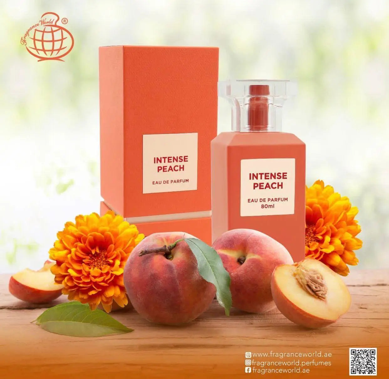 Intense Peach 80ml Eau De Parfum I Fragrance World Fragrance World