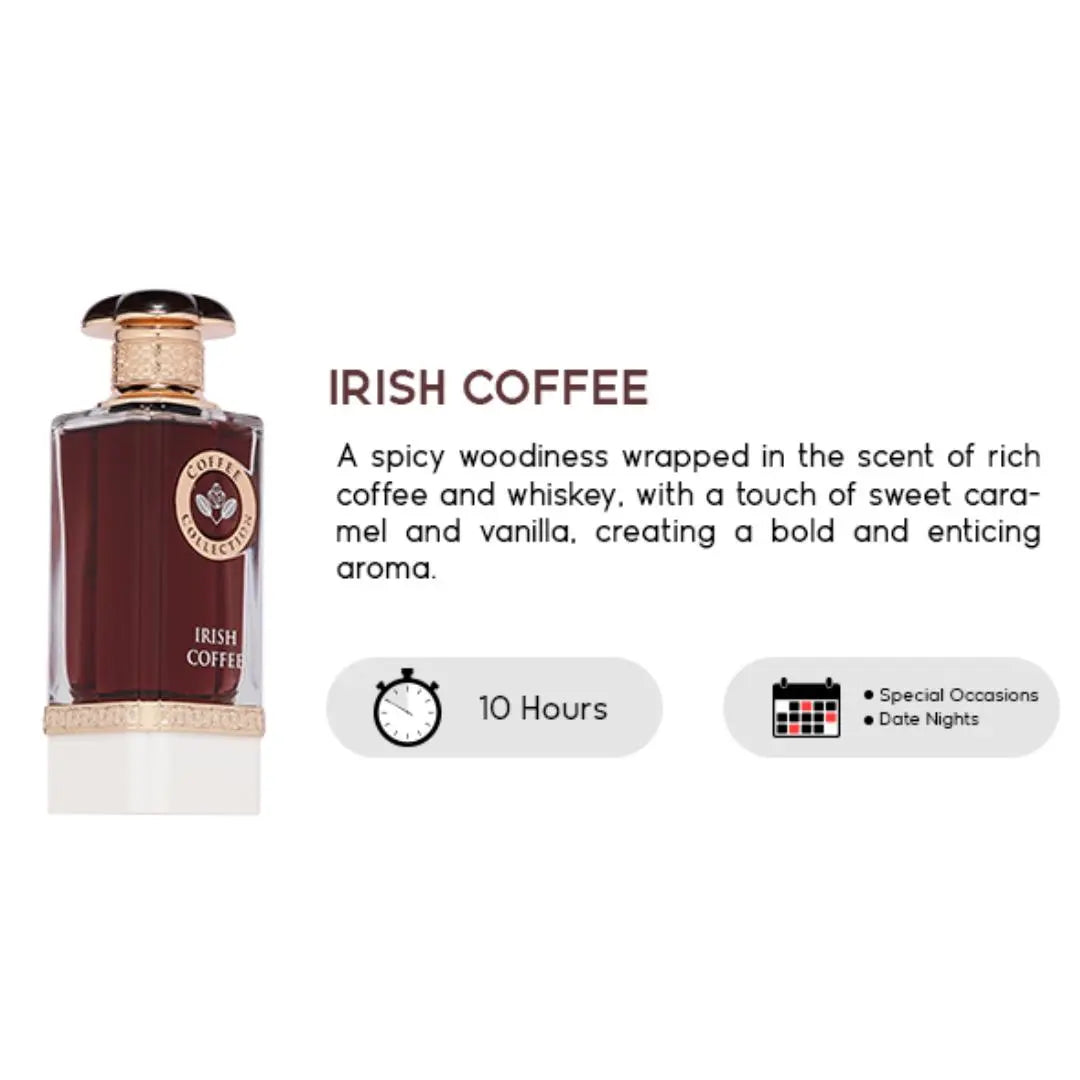 Irish Coffee (Coffee Collection) Eau de Parfum 100ml Fragrance World - Smile Europe