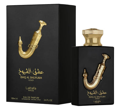 Ishq Al Shuyukh Gold Eau De Parfum 100ml Lattafa Pride Lattafa