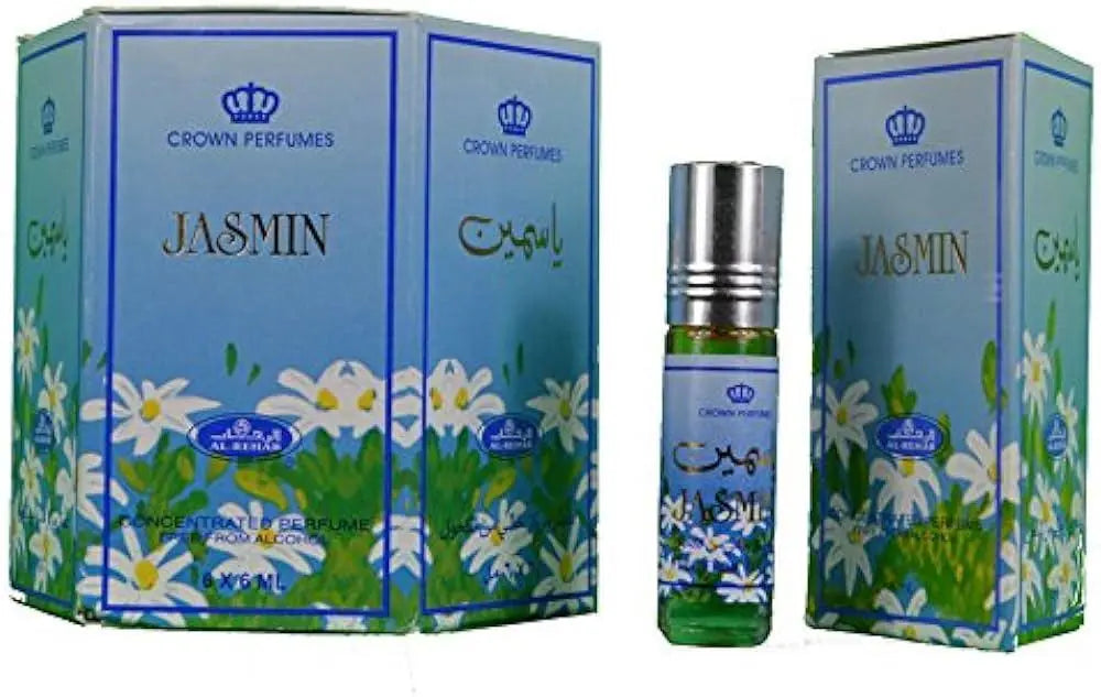 Jasmin Perfume Oil 6ml X 6 By Al Rehab Al Rehab