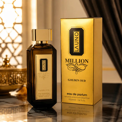 La Uno Million Golden Oud EDP 100ml Fragrance World