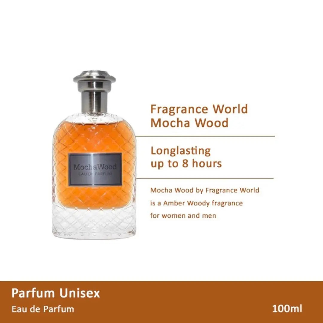 Mocha Wood Eau De Parfum 100ml Fragrance World - Smile Europe