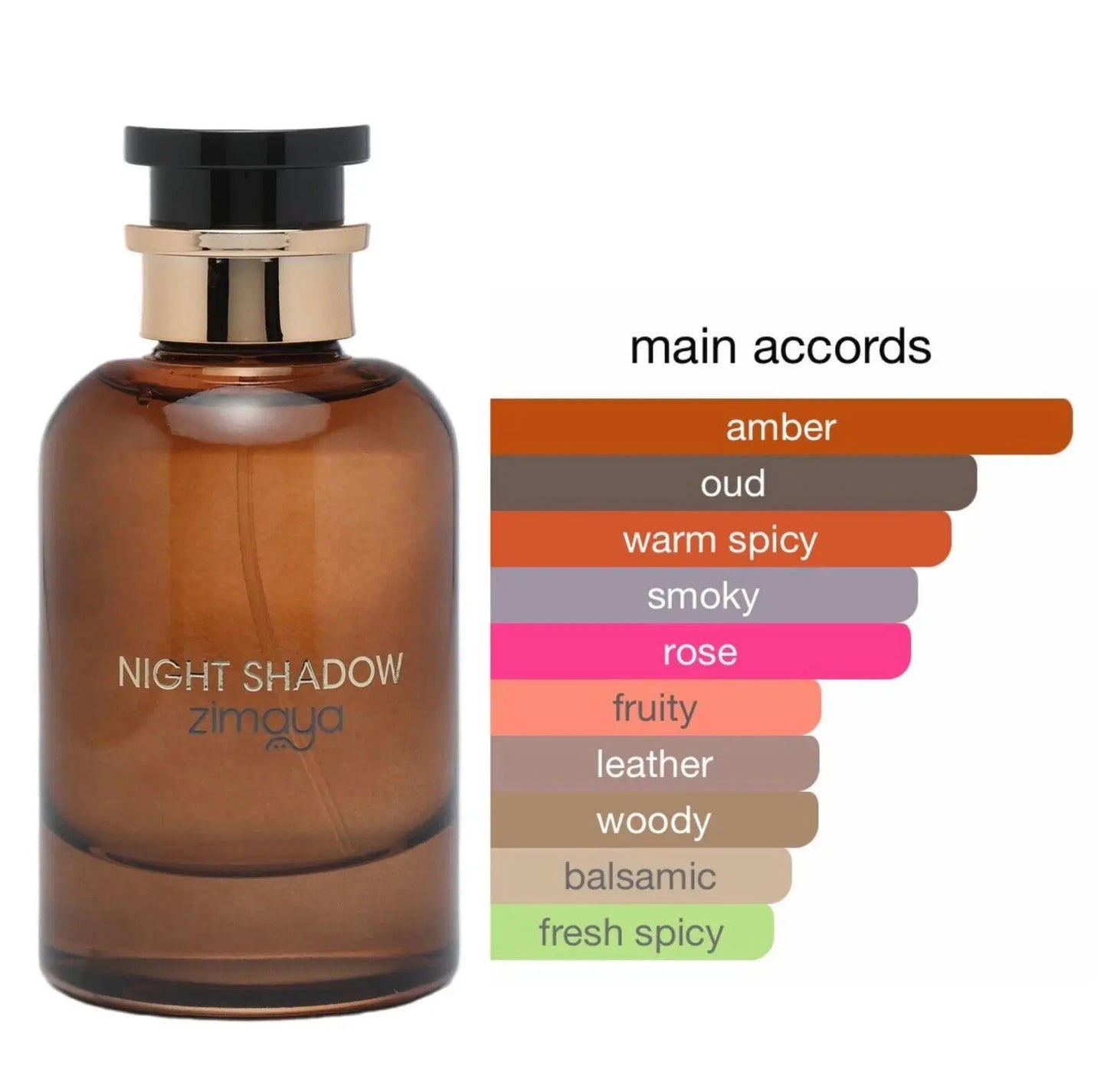 Night Shadow Eau De Parfum 100ml Zimaya - Smile Europe