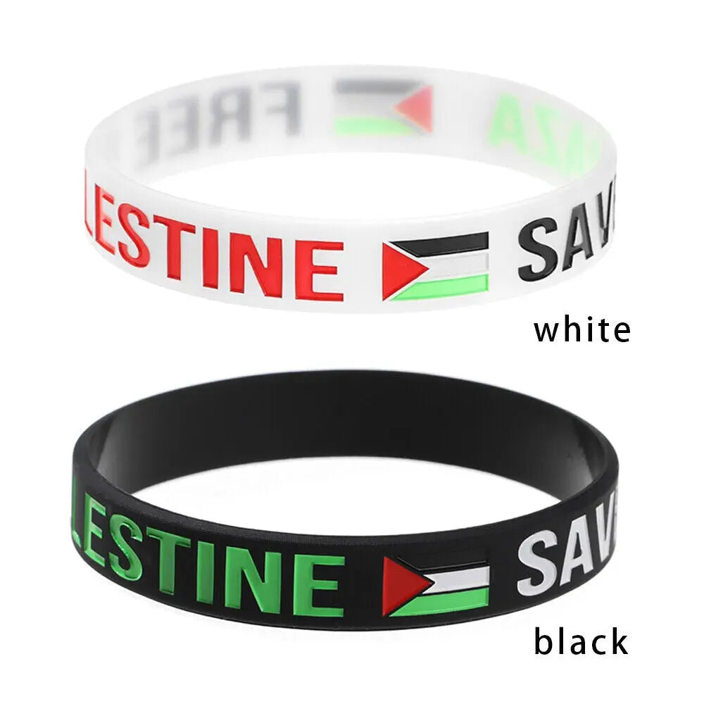 Palestine Wrist Band Palestine Flag Free Palestinian Save Gaza x10pcs Smile Europe