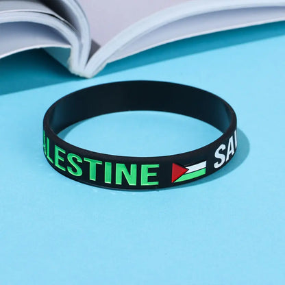 Palestine Wrist Band Palestine Flag Free Palestinian Save Gaza x10pcs Smile Europe