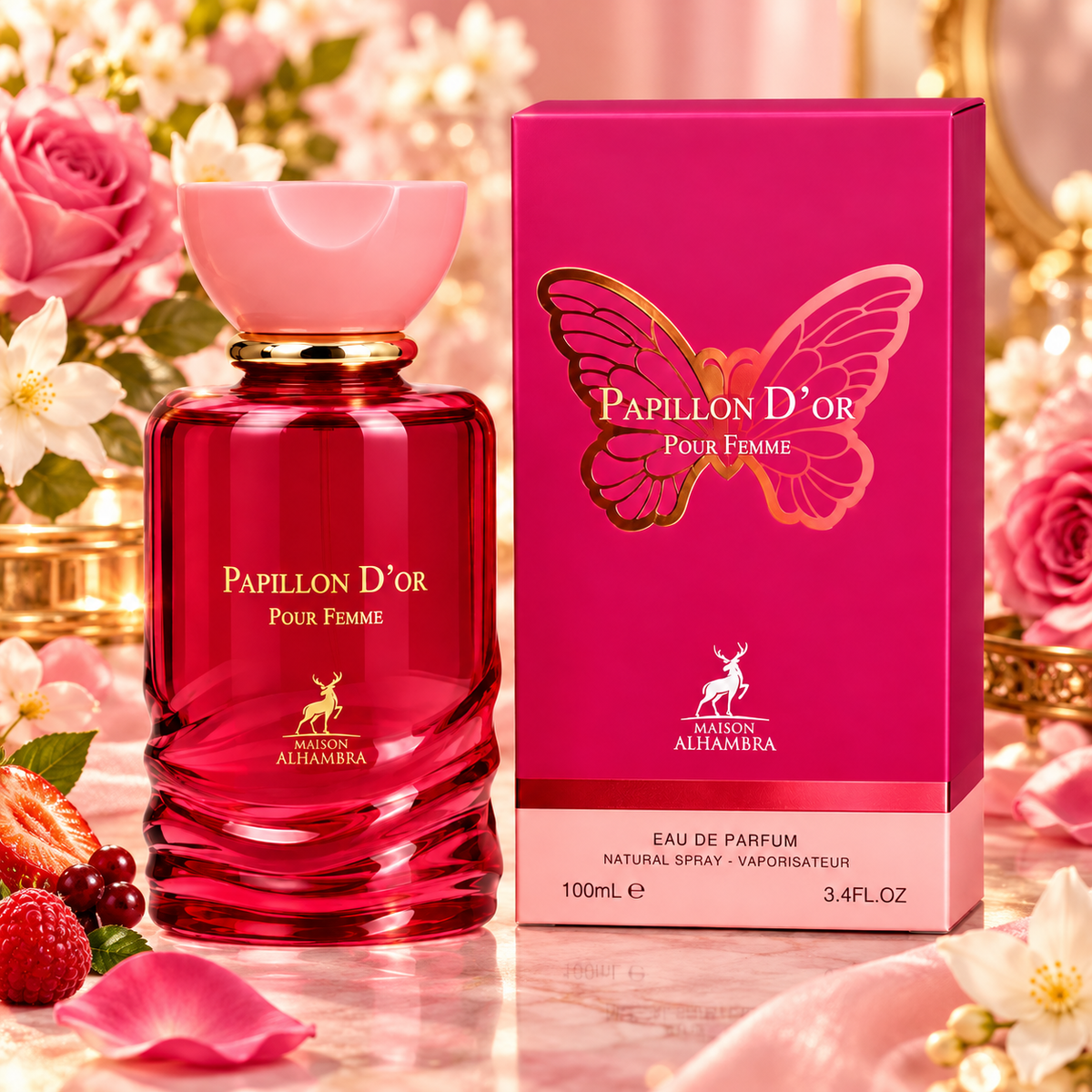Papillon D'or Eau De Parfum 100ml Alhambra