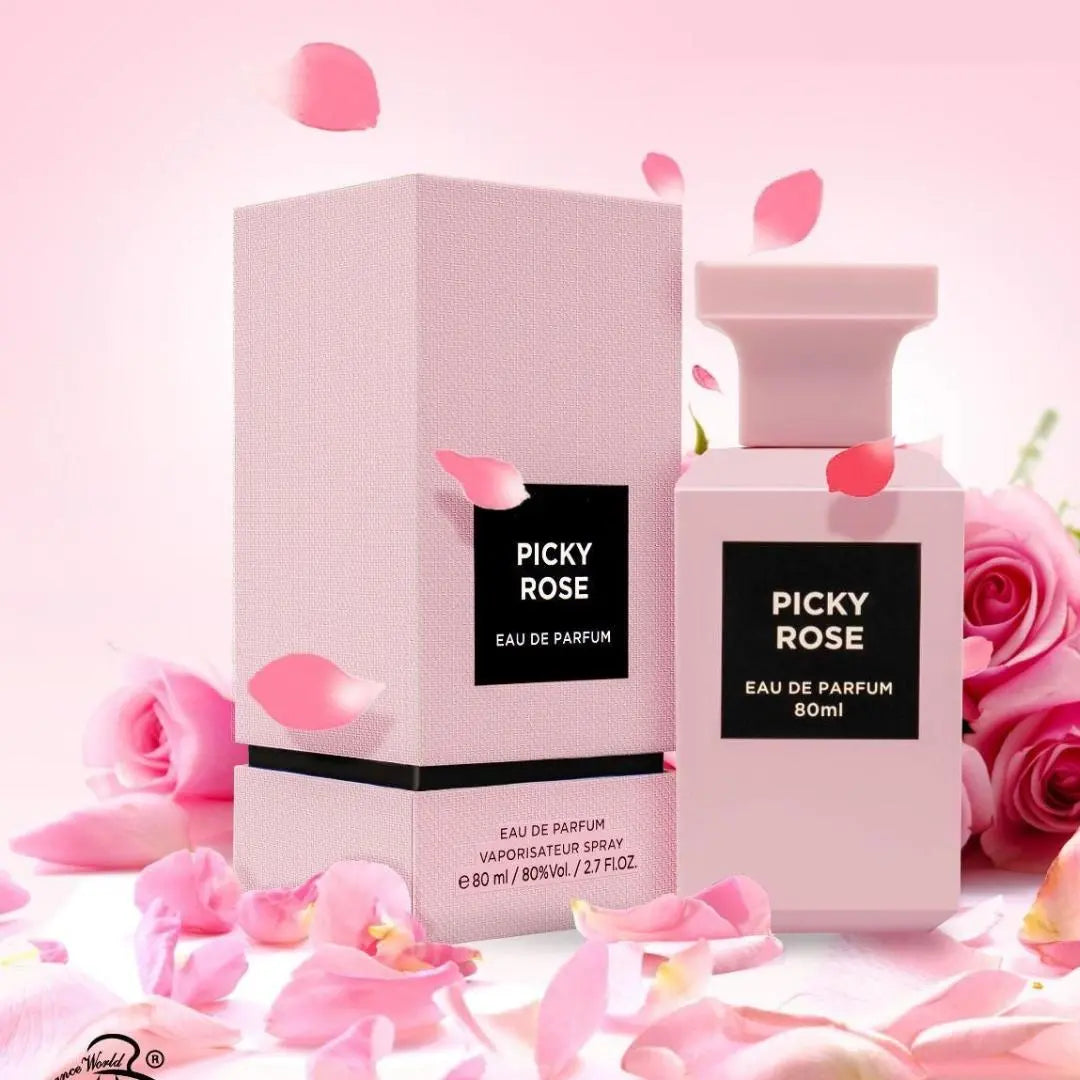 Picky Rose Eau De Parfum 80ml Fragrance World Fragrance World