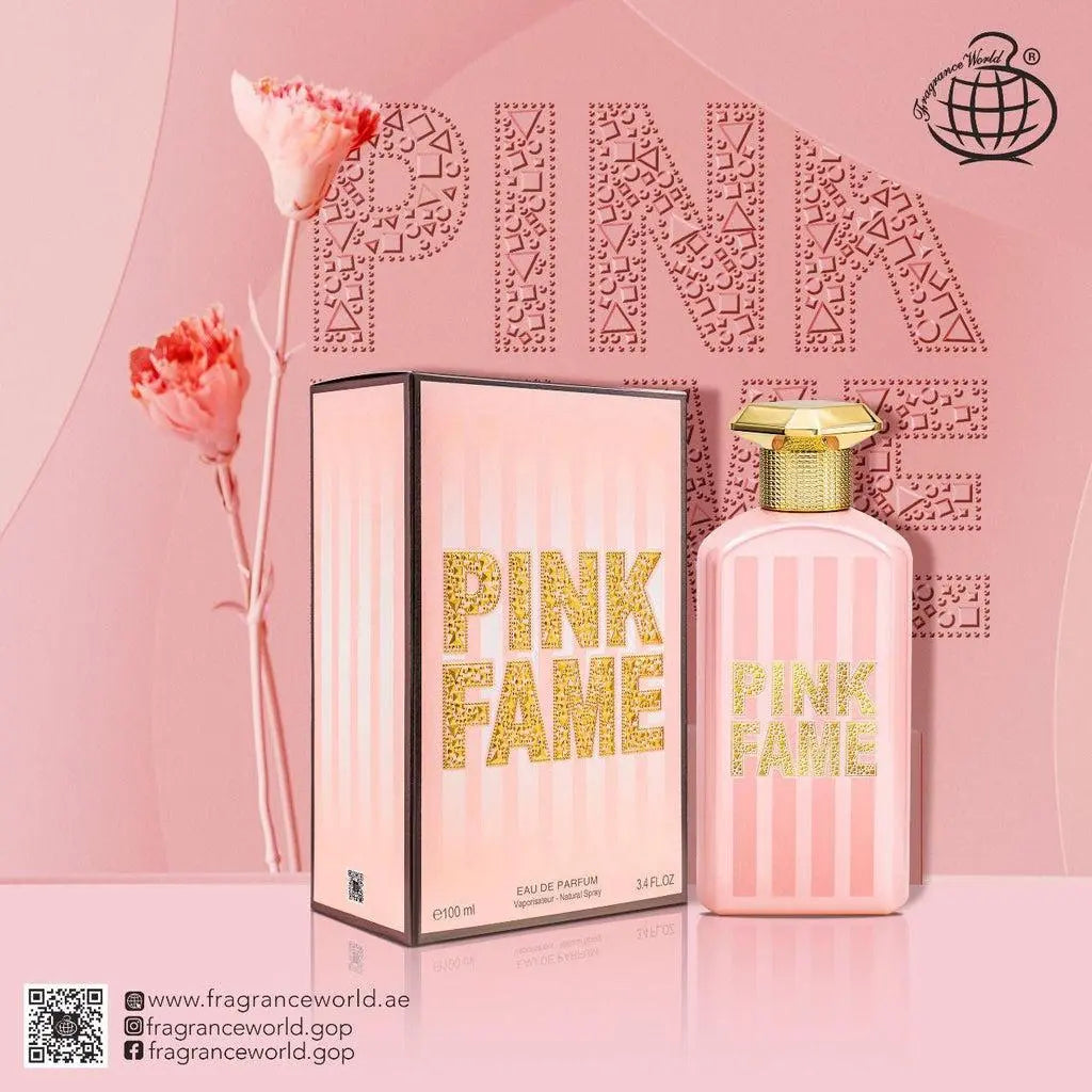 Pink Fame Perfume Eau de Parfum 100ml Fragrance World Fragrance World