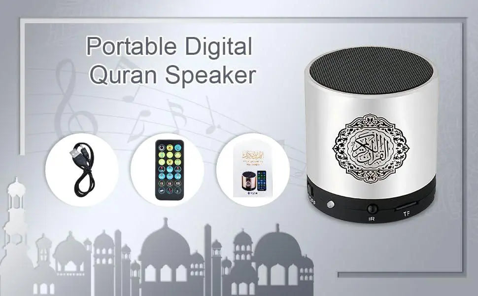 Quran Speaker with Remote Control 16 Reciters 8GB SQ-200 Smile Europe Wholesale