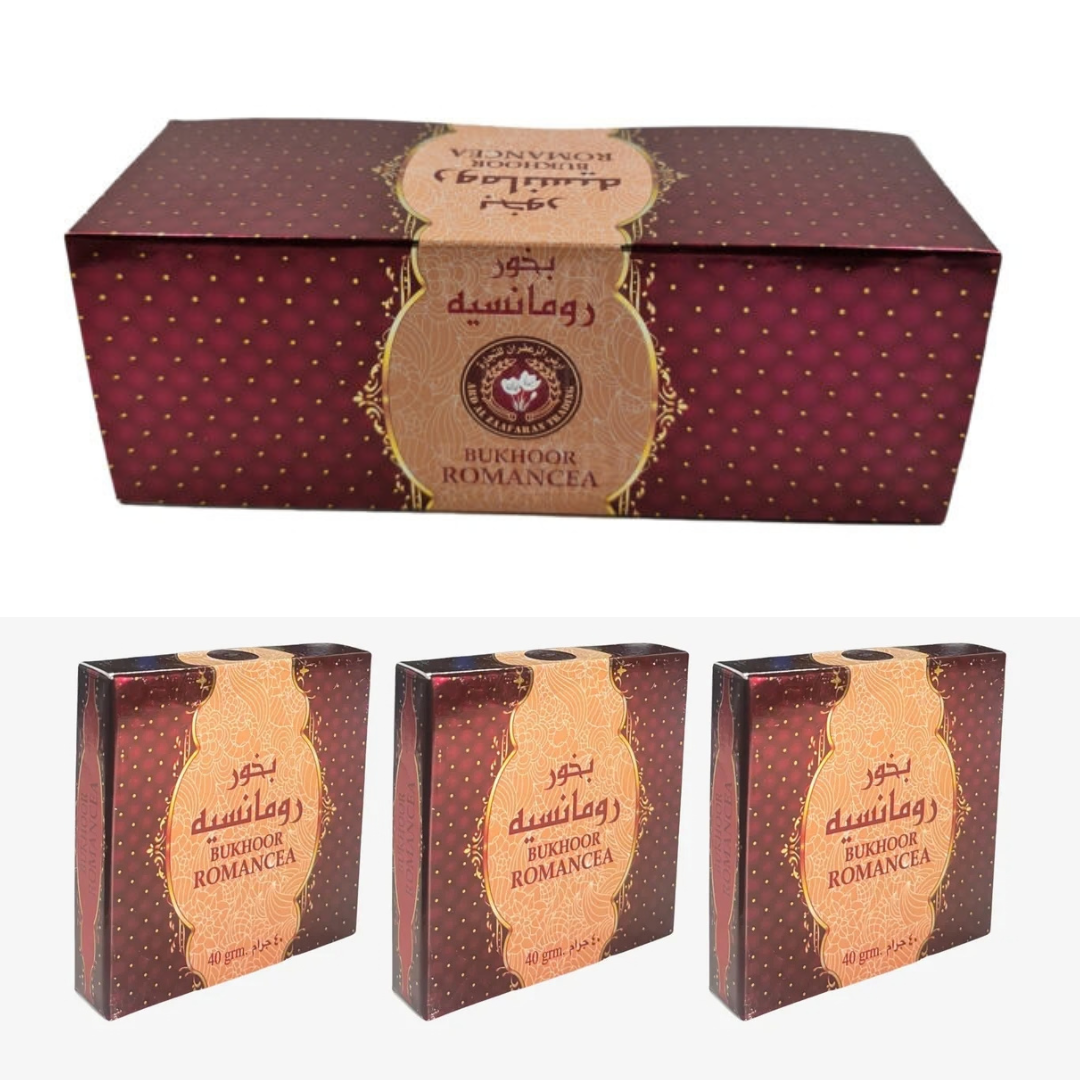 Romancea Bakhoor Bar 40g (12pcs Pack) Ard Al Zaafaran