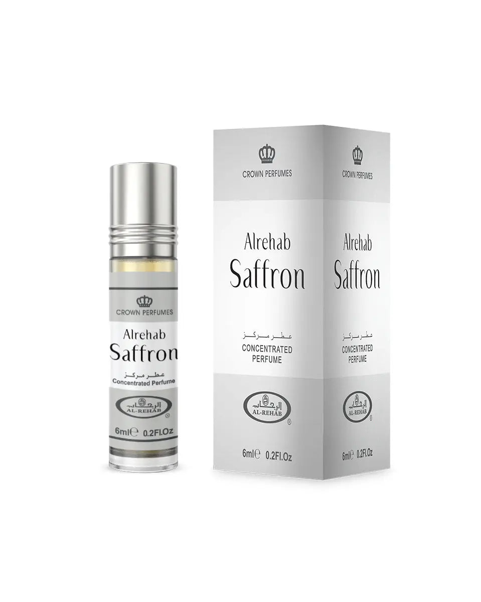 Saffron 6ml Perfume Oil Al Rehab x6