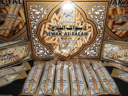 Sewak al Falah - Box of 60 Individually Vacum Packed Miswaks Smile Europe