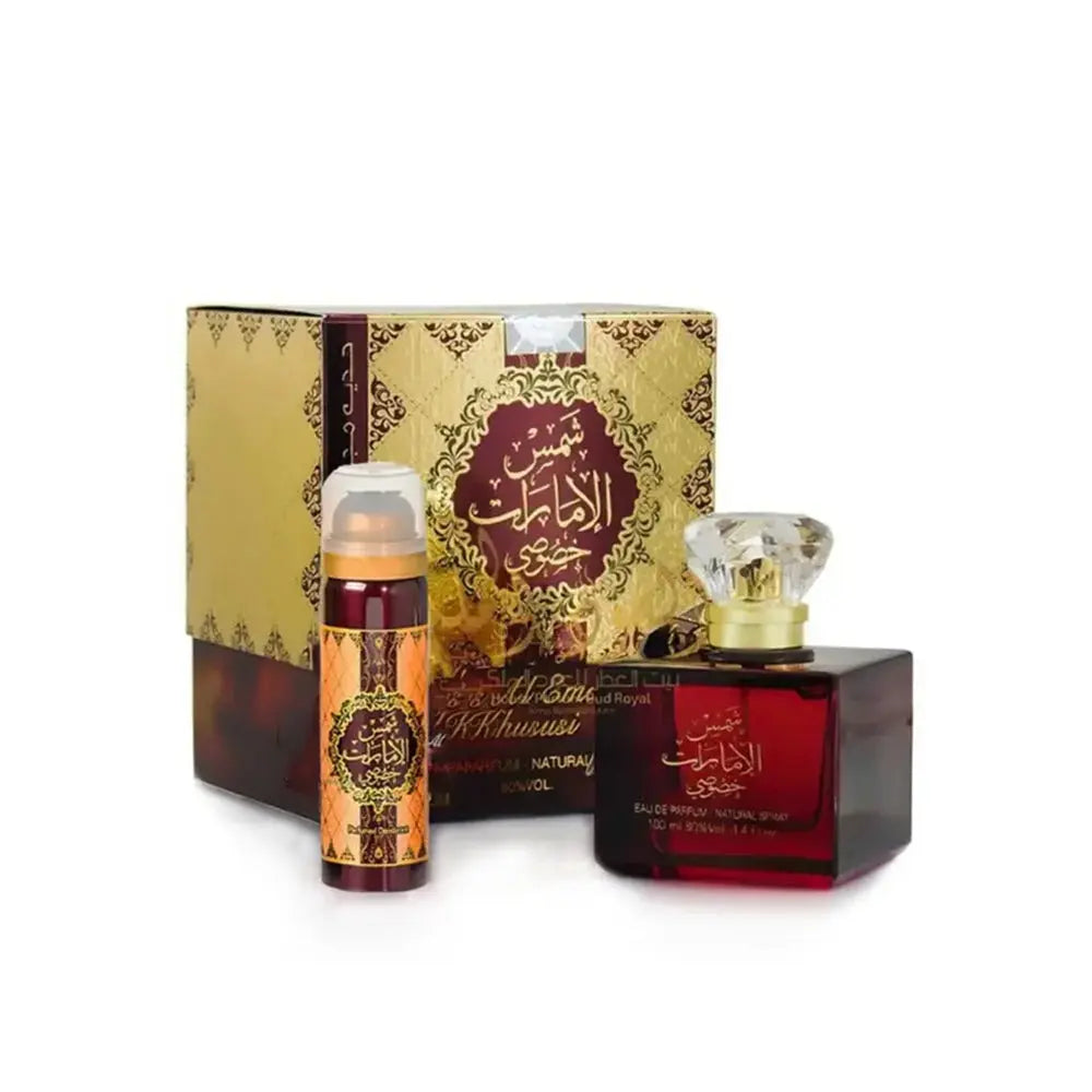 Shams Al Emarat Khususi with Deo 100ml Eau de Parfum Ard Al Zaafaran Ard Al Zaafaran