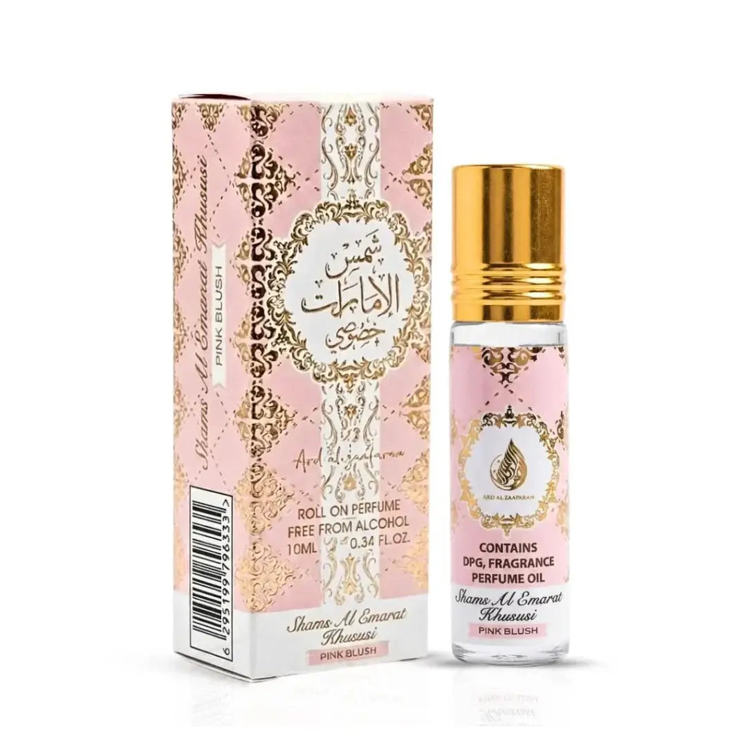 Shams Al Emarat Pink Blush 12x Perfume Oil 10ml Ard Al Zaafran