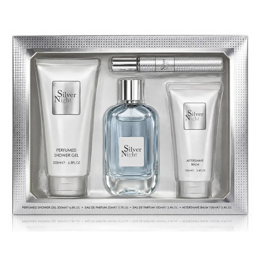 Silver Night Pour Homme Gift Set Fine Perfumery