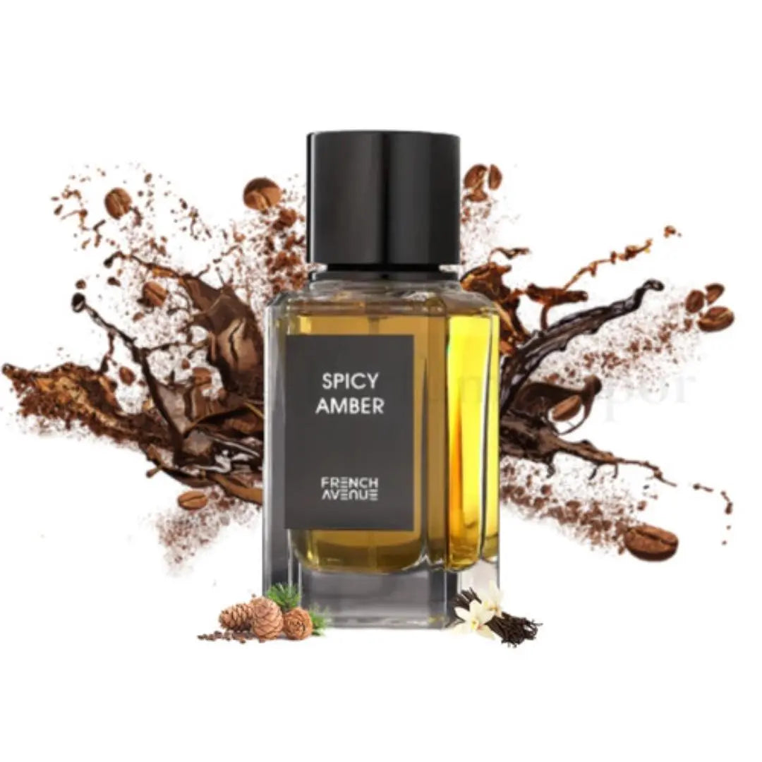 Spicy Amber Unisex 100ml Eau De Parfum French Avenue By Fragrance World - Smile Europe