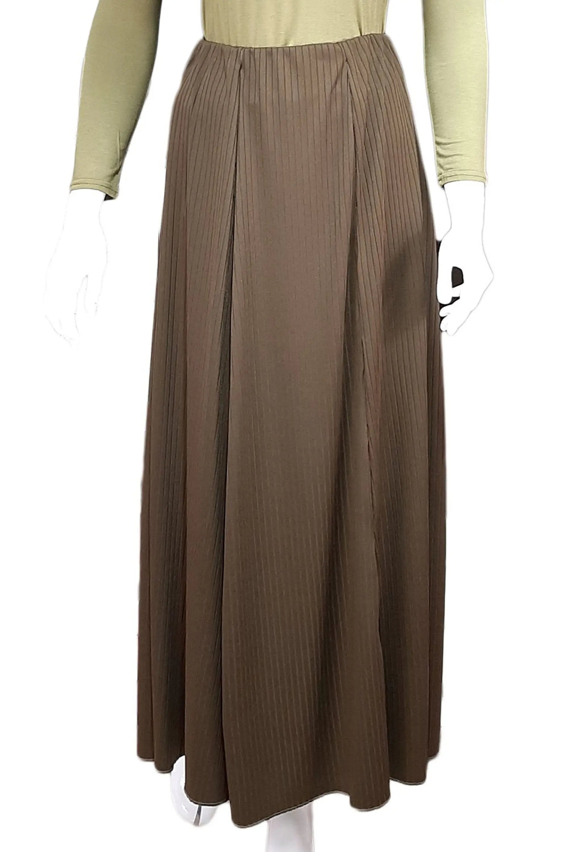 Stripe Maxi Skirt Khaki Adult - Full Set 4 Pieces Smile Europe Wholesale