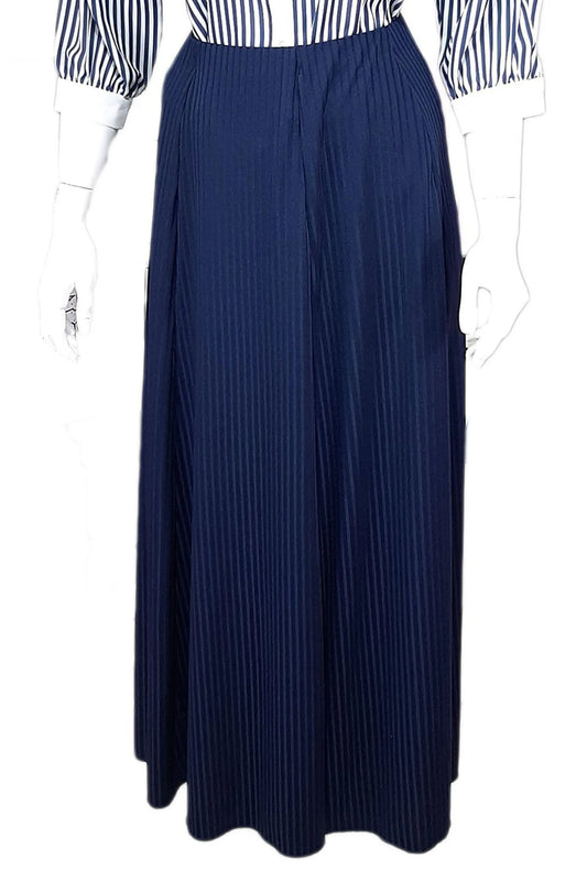 Stripe Maxi Skirt Navy Full Set - 4 Pieces Smile Europe Wholesale