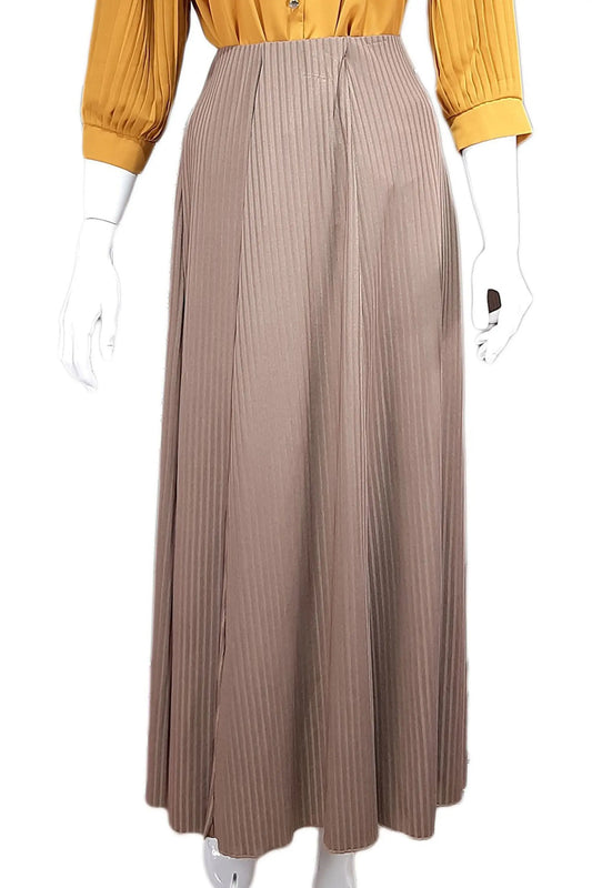 Stripe Maxi Skirt beige Full Set 4 Pieces Smile Europe Wholesale