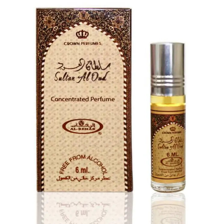 Sultan Al Oud Perfume Oil 6ml X 6 By Al Rehab Al Rehab