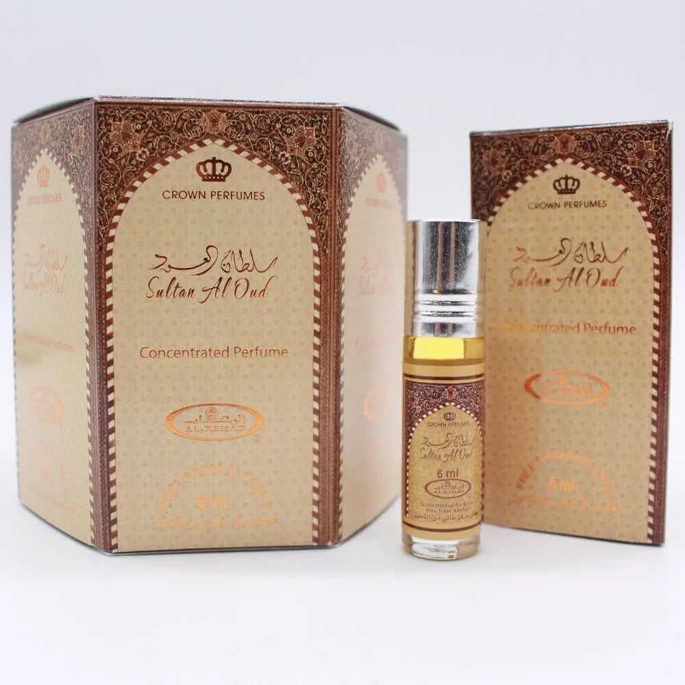 Sultan Al Oud Perfume Oil 6ml X 6 By Al Rehab - Smile Europe