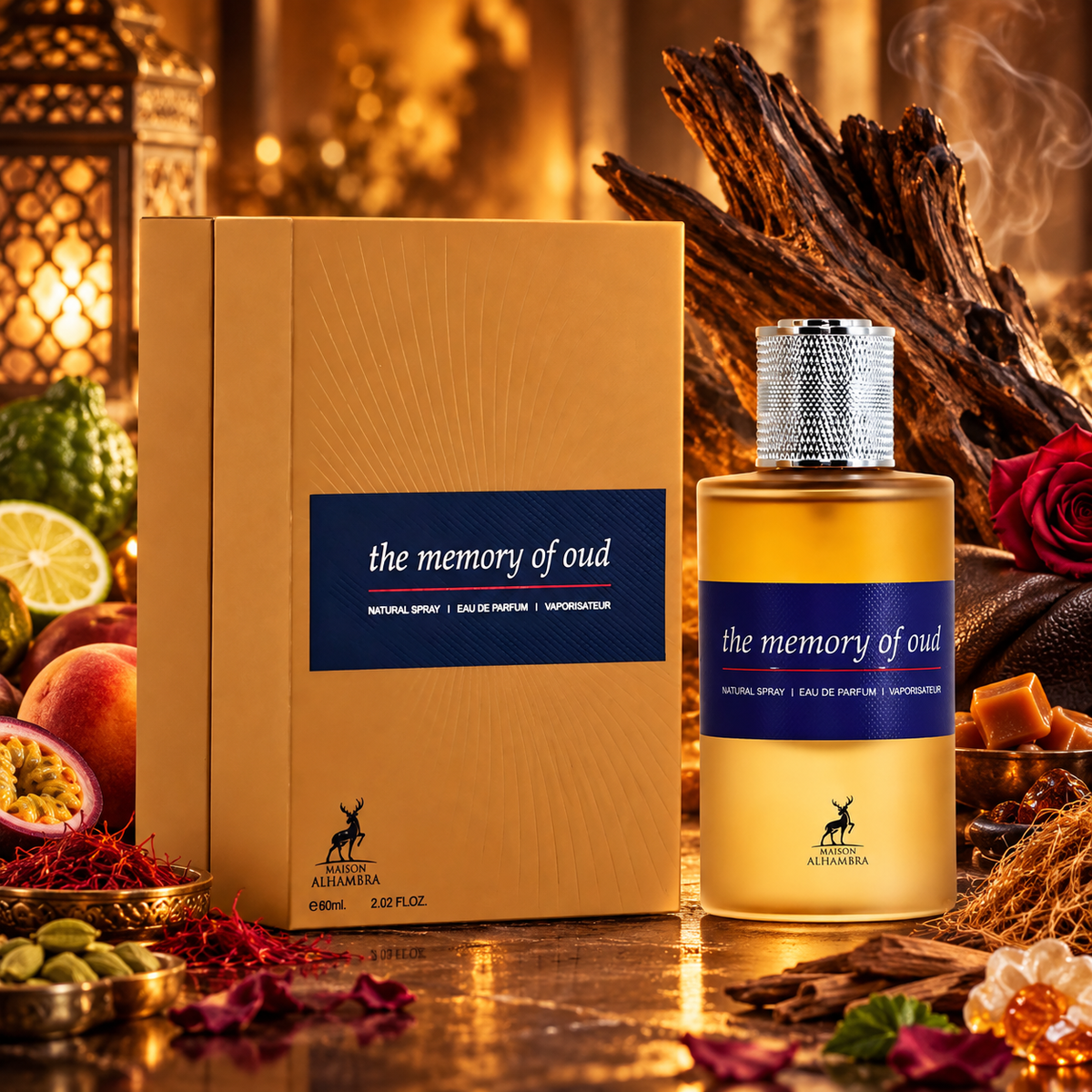 The Memory of Oud Eau De Parfum 100ml Alhambra