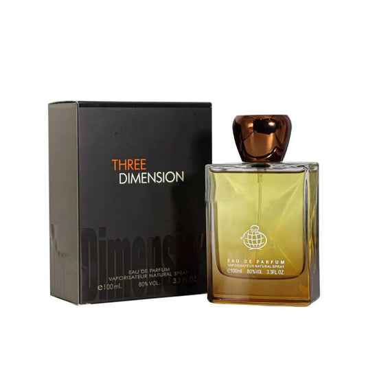 Three Dimension 100ml Eau De Parfum Fragrance World Fragrance World