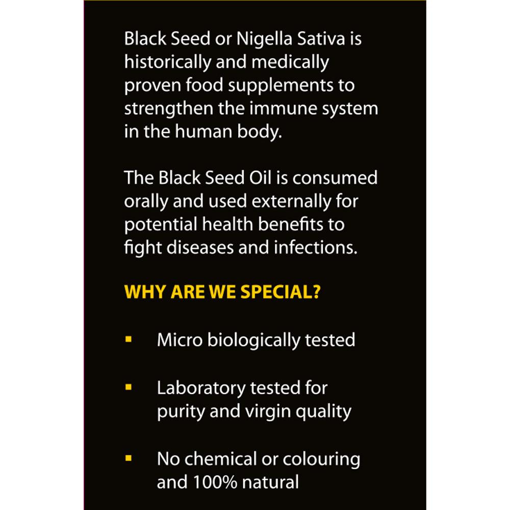 9x Virgin Black Seed Oil 100% Pure 250ml
