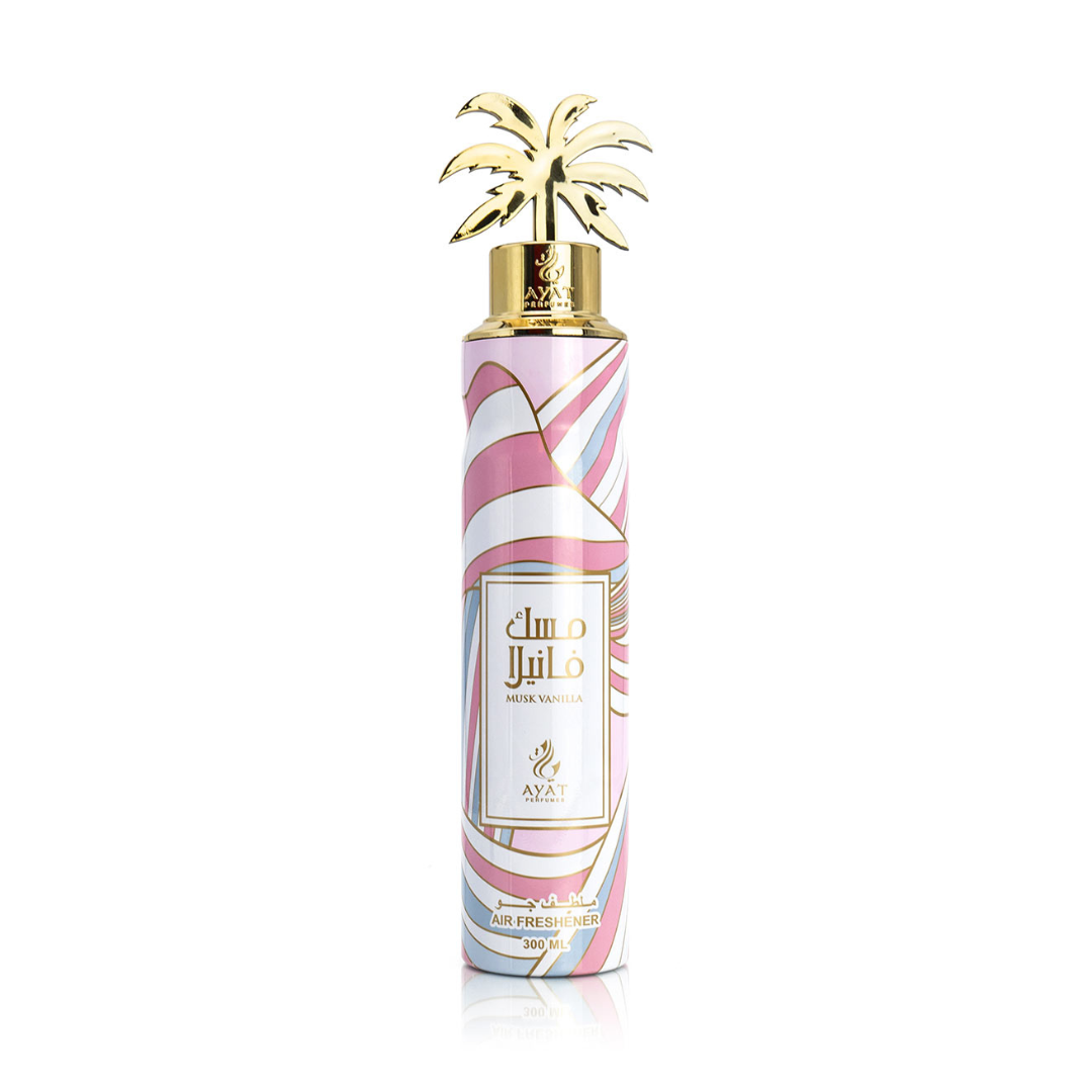 Musk Vanilla Air Freshener 300ml Ayat Perfumesx12 – Smile Europe