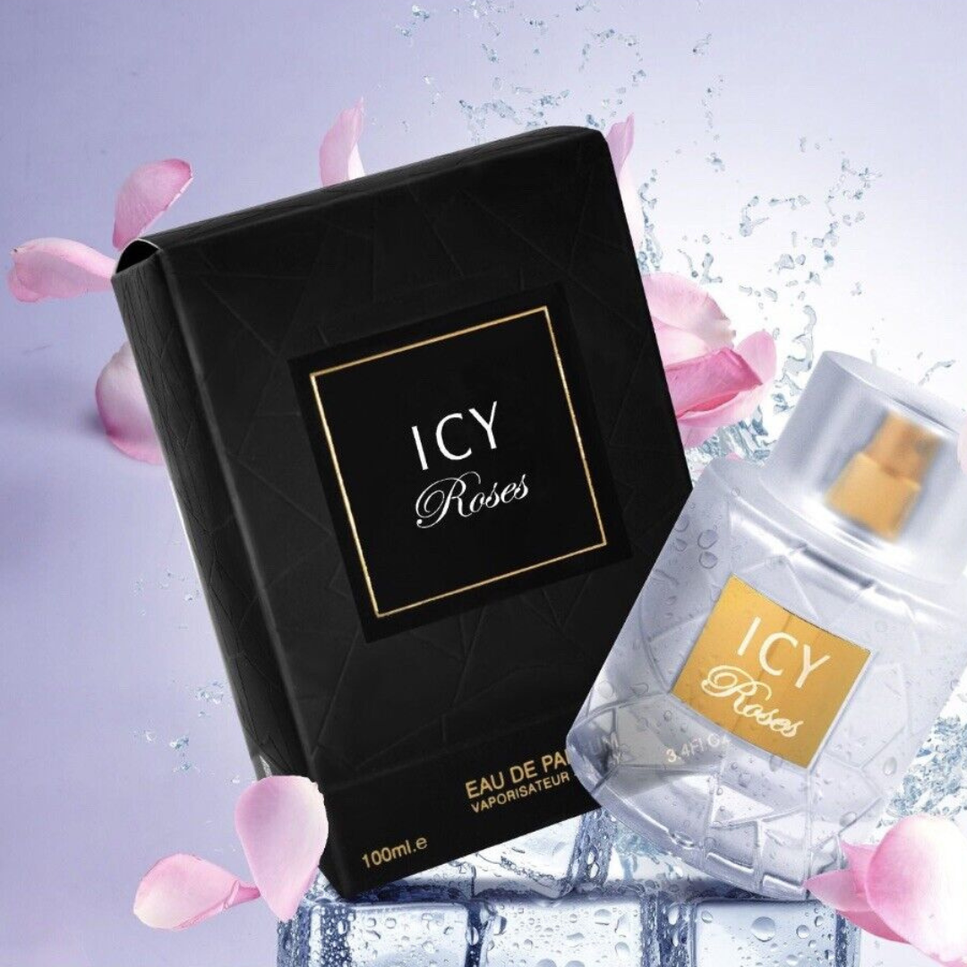 Icy Roses EDP Perfume By Fragrance World 100 ML🥇Rich Niche UAE Version🥇