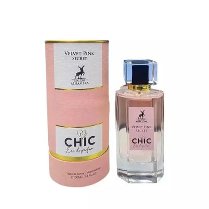 Velvet Pink Secret Chic 100ml Eau De Parfum Alhambra Alhambra