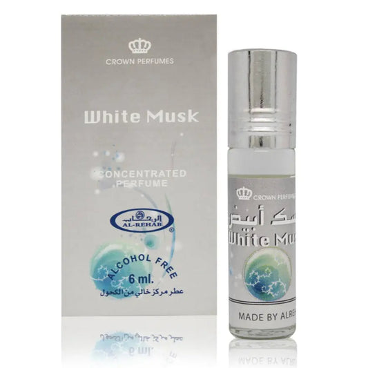 White Musk Perfume Oil 6ml X 6 By Al Rehab Al Rehab