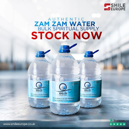 ZamZam Water 5 Litres (Authentic & Certified BY UKAP)