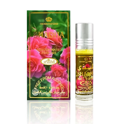 6x Shadha Perfume Oil 6ml Al Rehab
