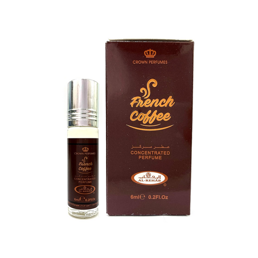 6x French Coffee Perfume Oil 6ml Al Rehab
