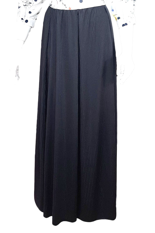 Stripe Maxi Skirt black Small Full Set 4 Pieces