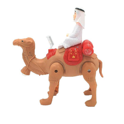 Battery Operated Camel with Labbaik Sound and Lights Kids Toy Interactive - Smile Europe Wholesale 
